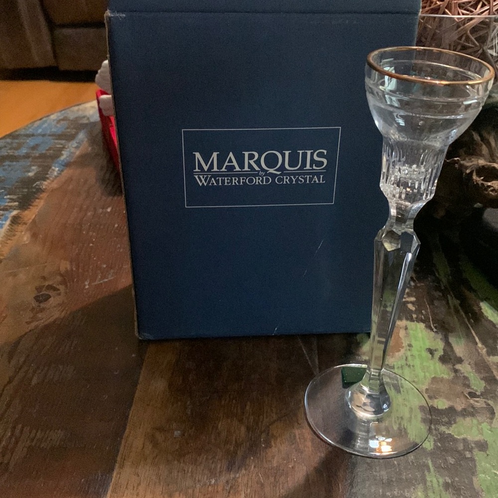 Marquis Waterford crystal candlesticks